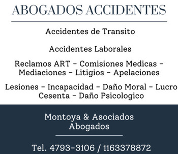 Abogados Accidentes de transito y laborales - Que reclamar? Como reclamar?