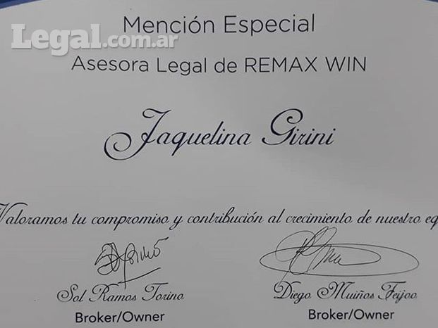 Asesora legal de Inmobiliarias