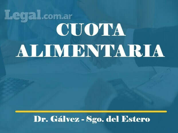 cuota alimentaria alimentos manutencion familia divorcios abogado santiago del estero